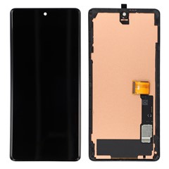 For Google Pixel 7 Pro 5G Grade C LCD Screen and Digitizer Assembly + Frame Part (TFT Technology) (Without Logo)