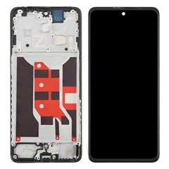 For Oppo Reno12 F 5G / Reno12 F 4G Grade S AMOLED Screen and Digitizer Assembly + Frame (Without Logo)