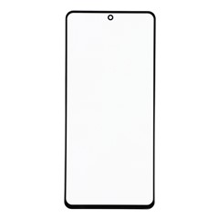 For vivo V27e 4G  /  S16e 5G Front Screen Glass Lens + OCA Adhesive Part (without Logo) - Black