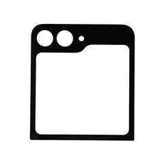 For Samsung Galaxy Z Flip6 5G F741 Front Screen Glass Lens + OCA Adhesive Part (Small Screen) (without Logo)