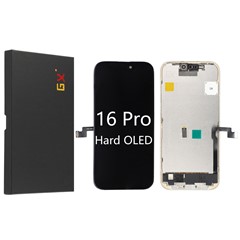For iPhone 16 Pro Grade C GX OLED Screen and Digitizer Assembly Replacement Part (Without Logo)
