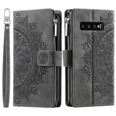  crazy horse texture leather card holder case Stand for Amazon Fire Phone - Black