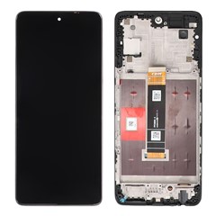 For TCL 50 Pro NxtPaper 5G T803E T803D Grade B LCD Screen and Digitizer Assembly + Frame Part, Glossy Screen (Without Logo)
