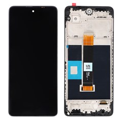 For TCL 40 NxtPaper 4G T612B Grade B LCD Screen and Digitizer Assembly + Frame Part, Glossy Screen (Without Logo)