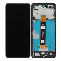 For TCL 50 XE NxtPaper 5G T614J T614WS Grade B LCD Screen and Digitizer Assembly + Frame Part, Glossy Screen (Without Logo)