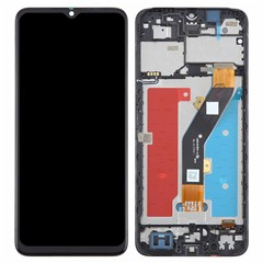 For ZTE Blade A54 OEM Grade S LCD Screen and Digitizer Assembly + Frame (Without Logo)