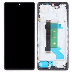 For Xiaomi Redmi Note 12 Pro+ 5G OEM Grade S AMOLED Screen and Digitizer Assembly + Frame (Without Logo)