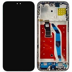 For Honor X8c 4G OEM Grade S AMOLED Screen and Digitizer Assembly + Frame (without Logo) - Black
