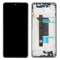 For Xiaomi Redmi Note 15 Pro 4G (Global) 25100RA69G OEM Grade S AMOLED Screen and Digitizer Assembly + Frame (Without Logo) - Blue