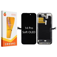 For iPhone 14 Pro Grade C Soft OLED Screen and Digitizer Assembly Replacement Part (RUIJU Technology) (without Logo)
