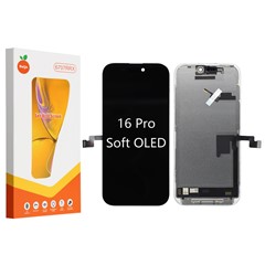 For iPhone 16 Pro Grade C Soft OLED Screen and Digitizer Assembly Replacement Part (RUIJU Technology) (without Logo)