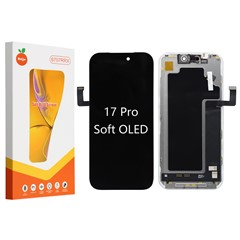 For iPhone 17 Pro Grade C Soft OLED Screen and Digitizer Assembly Replacement Part (RUIJU Technology) (without Logo)