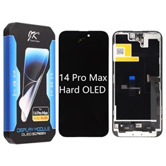 For iPhone 14 Pro Max Grade C JK Hard OLED Screen and Digitizer Assembly Replacement Part (without Logo)