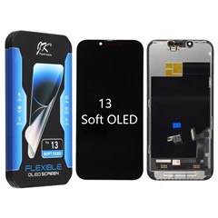 For iPhone 13 Grade C JK Soft OLED Screen and Digitizer Assembly Replacement Part (without Logo)