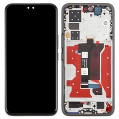 For Honor 400 Pro 5G (Global) DNP-NX9 OEM Grade S AMOLED Screen and Digitizer Assembly + Frame (without Logo) - Black