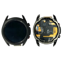 For Samsung Galaxy Watch3 45mm SM-R840 R845 OEM Grade S LCD Screen and Digitizer Assembly + Frame (Without Logo) - Black