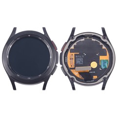 For Samsung Galaxy Watch4 Classic 42mm SM-R880 R885 OEM Grade S LCD Screen and Digitizer Assembly + Frame (Without Logo) - Black