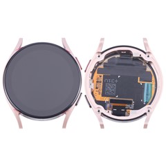 For Samsung Galaxy Watch 5 40mm SM-R900 SM-R905 OEM Grade S LCD Screen and Digitizer Assembly + Frame (Without Logo) - Pink Gold
