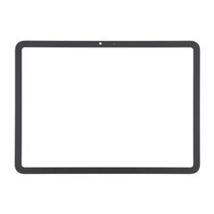 For iPad Air 11 (2024) AA2902 A2903 A2904 Front Screen Glass Lens + OCA Adhesive Part (without Logo)