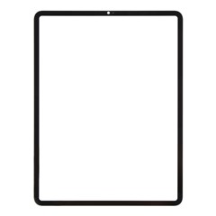 For iPad Pro 12.9 (2021) A2379, A2461, A2462 Front Screen Glass Lens + OCA Adhesive Part (without Logo)