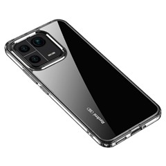 For Xiaomi 13 Clear Hard PC Non-Slip Soft TPU Frame Cover PC Corner Airbags Shock Absorption Phone Case - Transparent