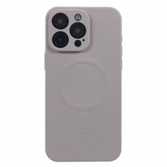 For iPhone 14 Pro Max Magnetic Phone Case TPU Anti-Scratch Cover Compatible with MagSafe - Grey