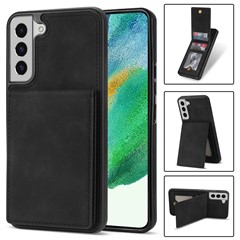  crazy horse texture leather card holder case Stand for Amazon Fire Phone - Black