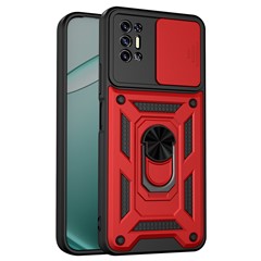  crazy horse texture leather card holder case Stand for Amazon Fire Phone - Black