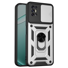 crazy horse texture leather card holder case Stand for Amazon Fire Phone - Black