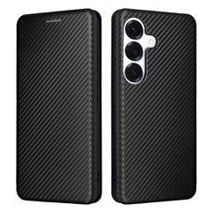  crazy horse texture leather card holder case Stand for Amazon Fire Phone - Black