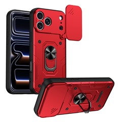  crazy horse texture leather card holder case Stand for Amazon Fire Phone - Black