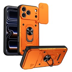  crazy horse texture leather card holder case Stand for Amazon Fire Phone - Black