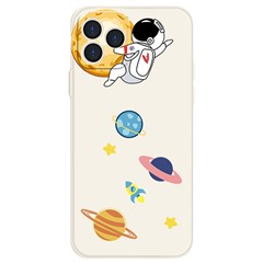White/Astronaut Hugging Moon