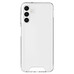 For Samsung Galaxy A14 5G / A14 4G Impact Resistant Phone Cover, Electroplating Independent Button Military Grade Drop-proof Clear Hard PC + Soft TPU Hybrid Case