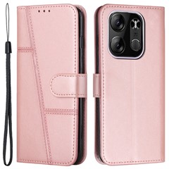  crazy horse texture leather card holder case Stand for Amazon Fire Phone - Black