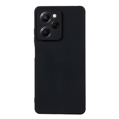 For Xiaomi Redmi Note 12 Pro Speed 5G / Poco X5 Pro 5G Straight Edge Design Soft TPU Phone Case Precise Cutout Cover - Black