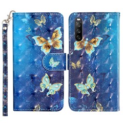 Blue Gold Butterflies