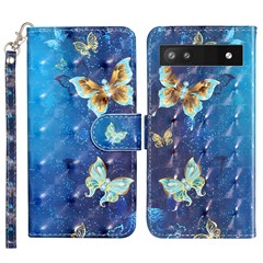 Blue Gold Butterflies
