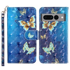 Blue Gold Butterflies