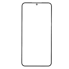 For Samsung Galaxy S23+ S916 Front Screen Glass Lens + OCA Adhesive Replacement Parts (without Logo)