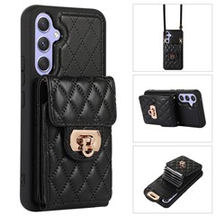Phone Case for Samsung Galaxy A13 4G / 5G / A04s 4G / A04 4G / M13 5G , PU Leather Coated TPU Card Slot Kickstand Cover - Black