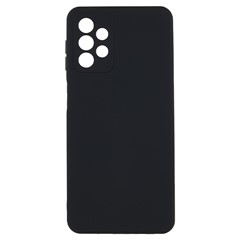 For Samsung Galaxy A32 4G (EU Version) Straight Edge TPU Case Drop-proof Phone Cover - Black