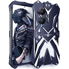 For ZTE nubia Z50 Aluminum Alloy Phone Case Shock Absorbent Back Cover