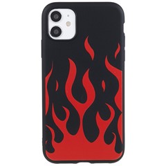 Black/Red Flame