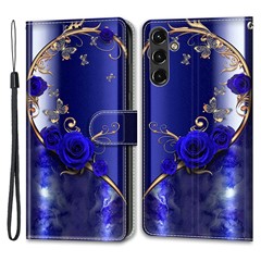 Blue Rose/Golden Butterfly
