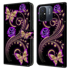 Purple Flowers/Butterflies