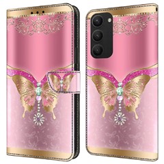 Pink/Gold Butterfly