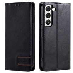  crazy horse texture leather card holder case Stand for Amazon Fire Phone - Black