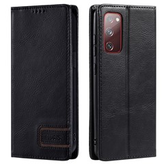  crazy horse texture leather card holder case Stand for Amazon Fire Phone - Black