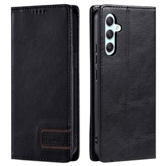  crazy horse texture leather card holder case Stand for Amazon Fire Phone - Black